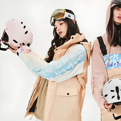 Men's ski helmet with EPS foam and ABS shell construction in various colour designs