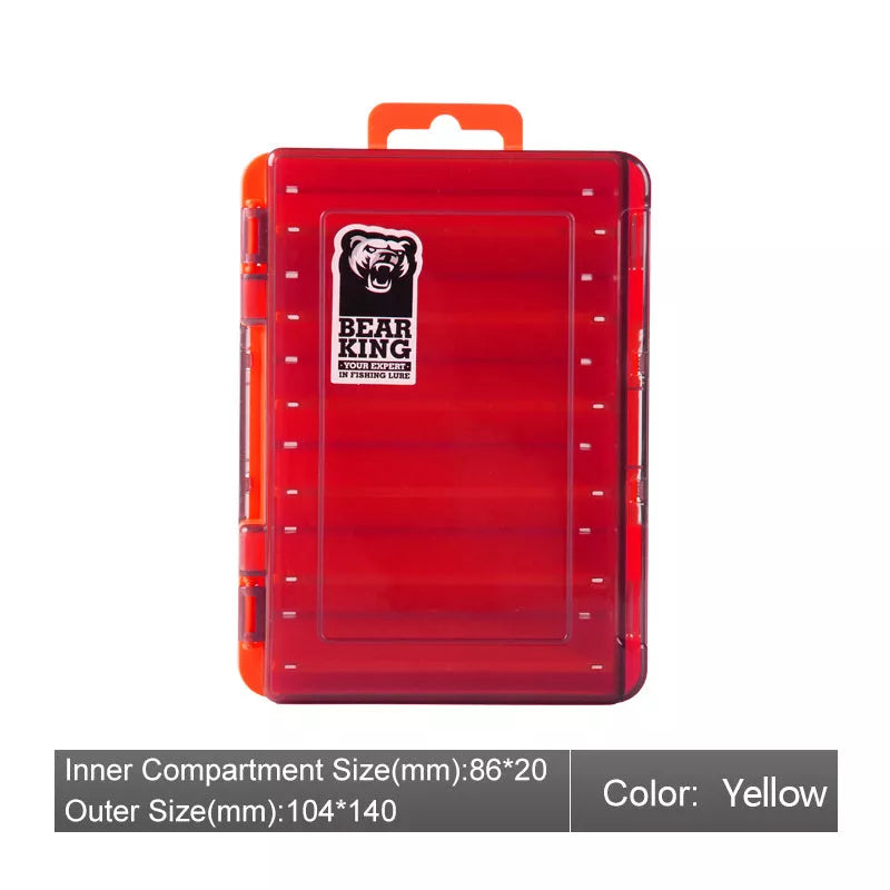 Luya Fishing Lure Double-sided Micro-object Box in various colors for organized lure storage