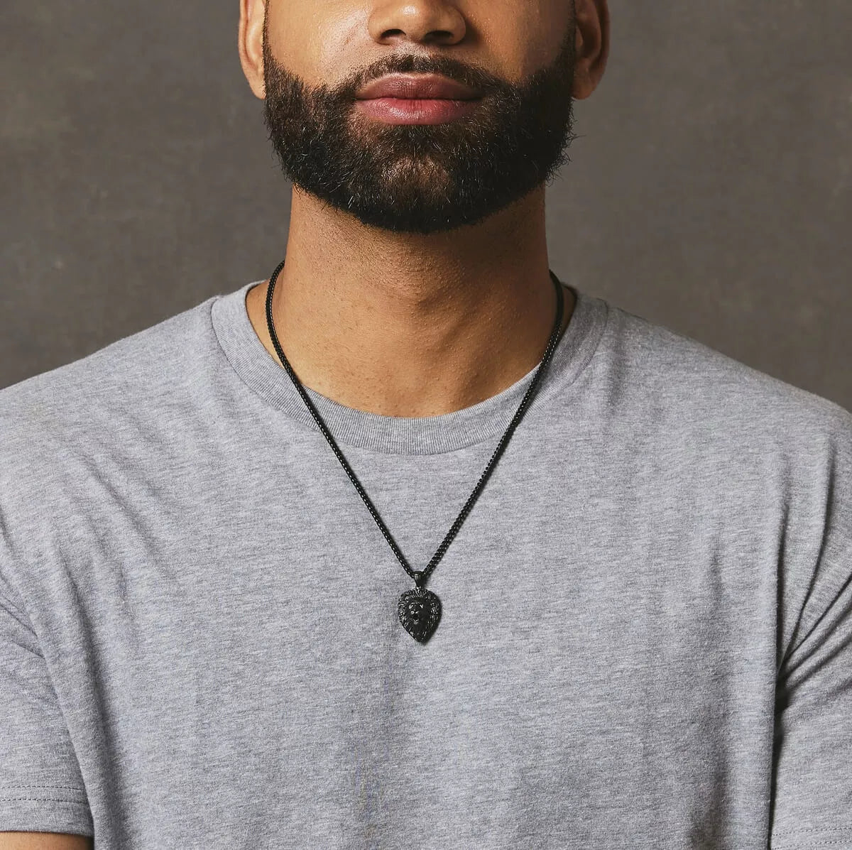 Stainless steel compass pendant and cross necklace with 53cm chain