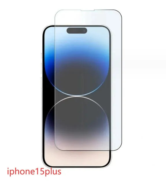 Tempered glass screen protector with 9H hardness and oleophobic coating for iPhone and Samsung phones