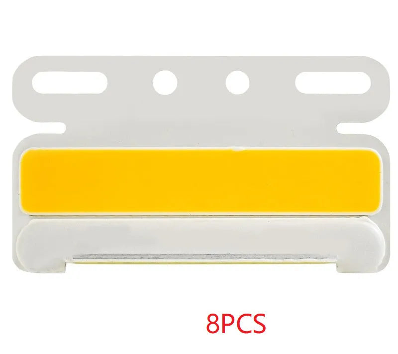COB LED truck side light in aluminium alloy housing, showing red, yellow, green, blue, or white options for 12V and 24V vehicles
