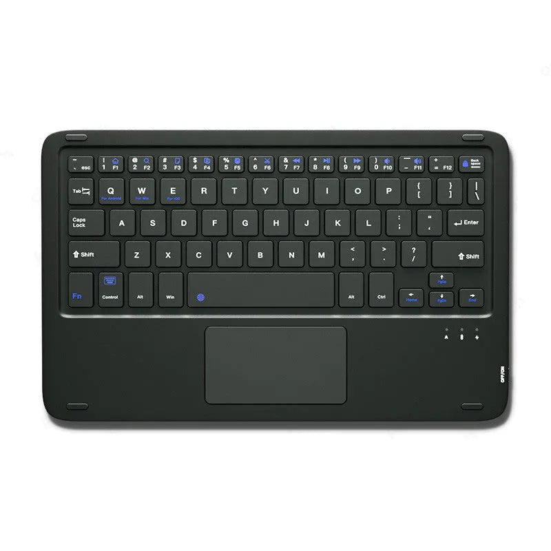 Bluetooth wireless keyboard and mute mouse set in compact 24.8cm design with charging cable