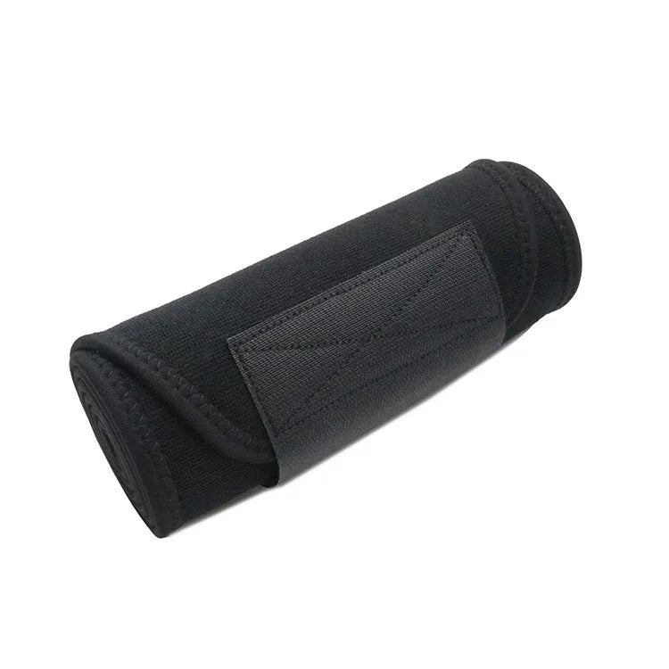Neoprene lumbar support belt for running and fitness waist protection in adjustable design
