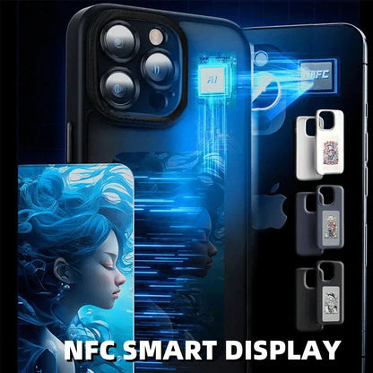 Personalized E-ink Phone Case with Vibrant Projection and Customizable Design