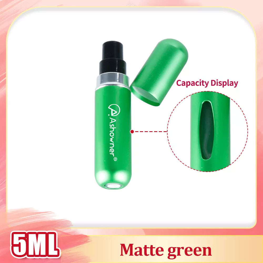 Mini Portable Perfume Bottle Spray in various colors and sizes for on-the-go fragrance