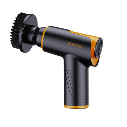 Black car polishing machine with 12cm throwing disc and USB-C charging cable for vehicle maintenance