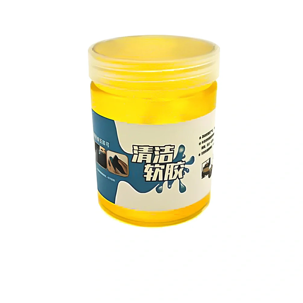 Vehicle soft glue gap cleaning product in 200g packaging with soft rubber material for adhesive removal