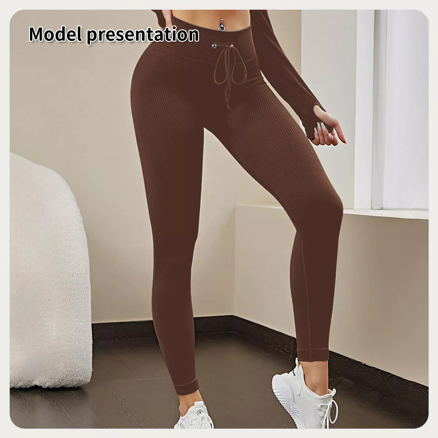 Women's solid color suit in black, coffee, and grey, available in sizes S to 4XL