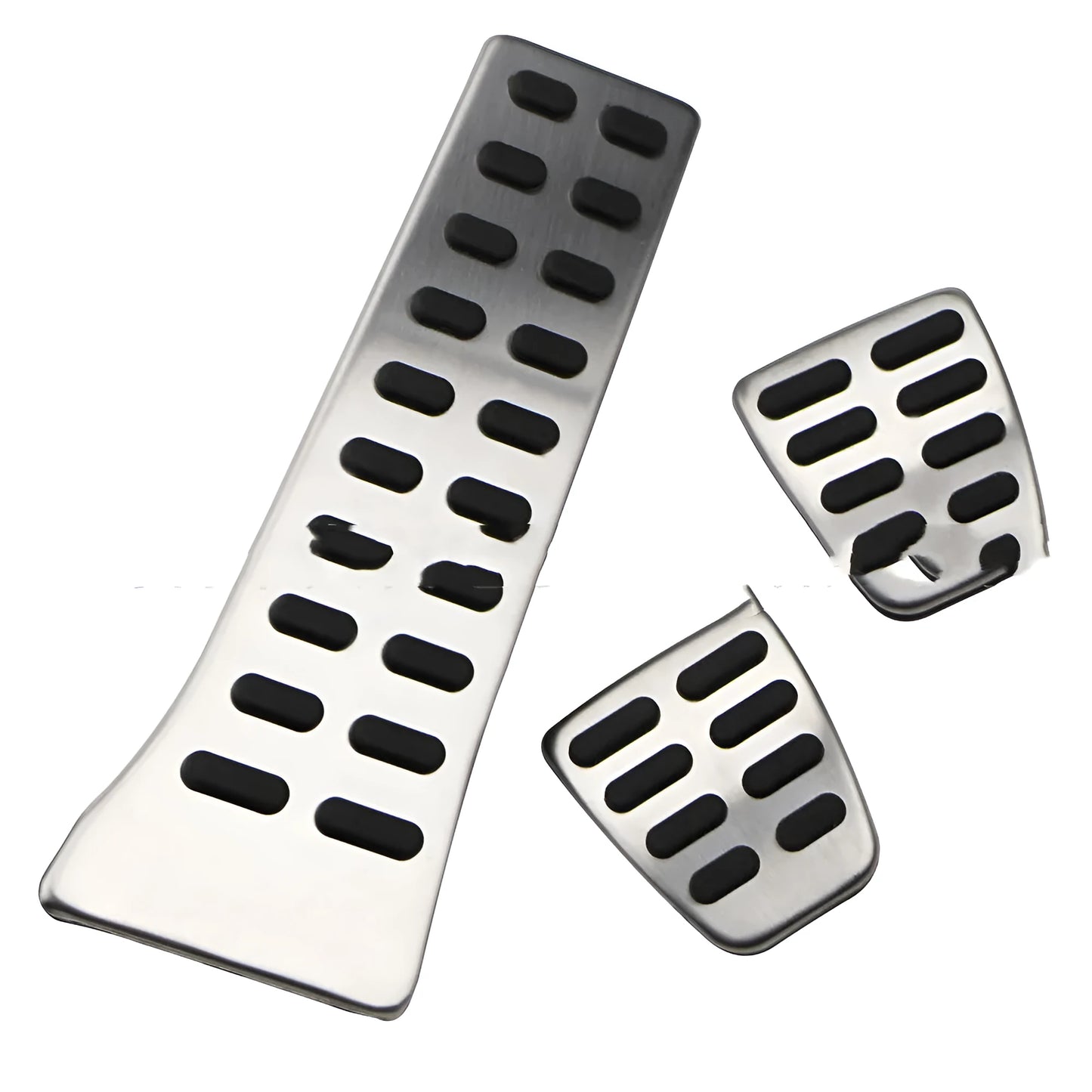 Stainless steel accelerator pedal set for Hyundai and Kia vehicles including Tucson and Sonata models