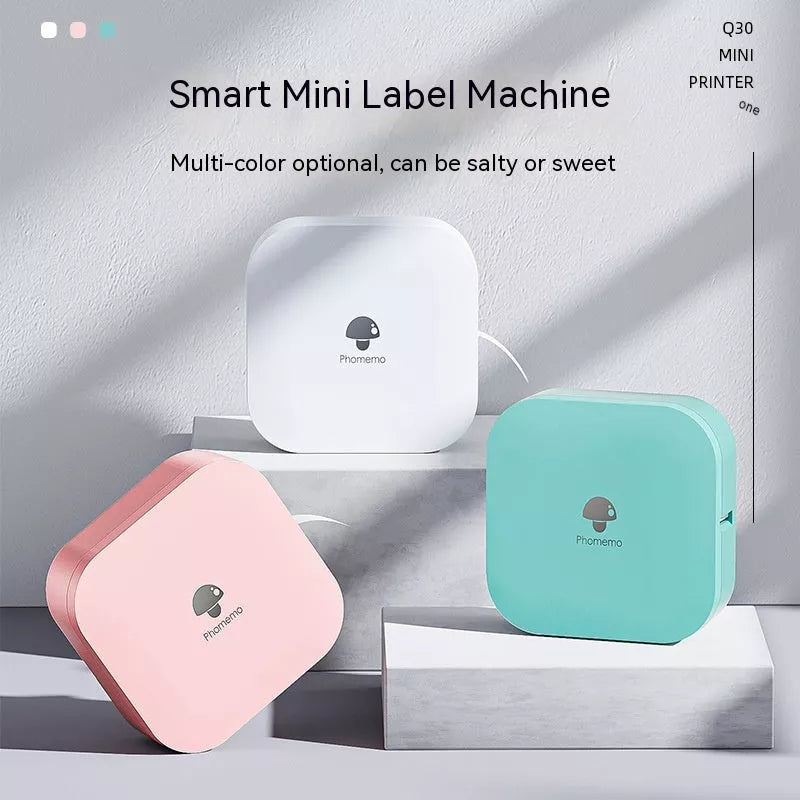 Q30 Thermal Printer Self-adhesive Mini Labeling Machine with Bluetooth connectivity