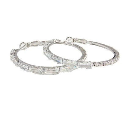 Elegant gold zircon earrings with vintage-inspired design and mixed gem inlay