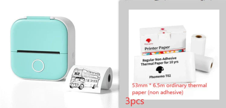 Portable Thermal Label Printer with Bluetooth Connectivity for Home, Office, and Small Business Organization