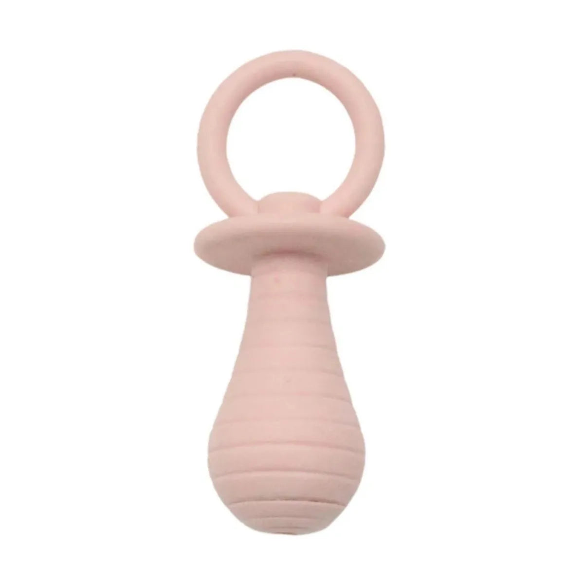 TPR rubber pet pacifier chew toys with squeaker in blue, gray, green and pink colours for dogs and cats