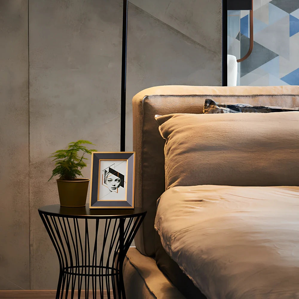 Solid wood picture frame decoration in three sizes for photo display