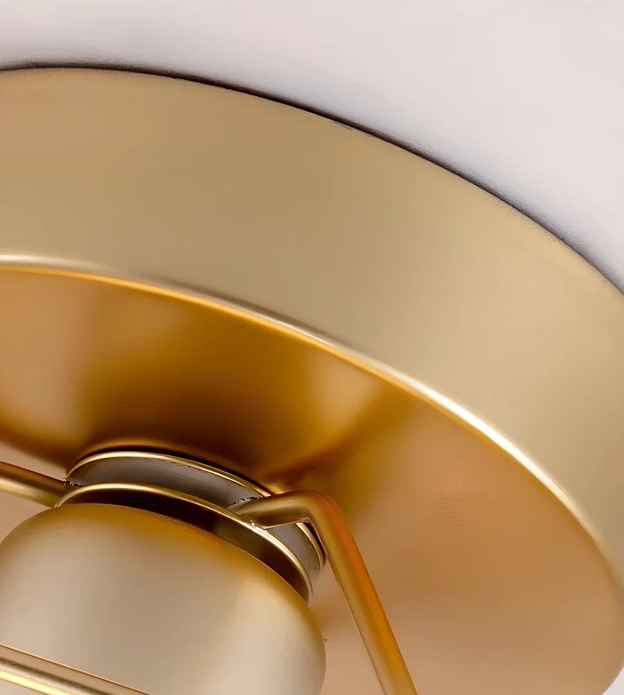 Postmodern ceiling lamp with special shade design in iron construction for corridor and balcony lighting