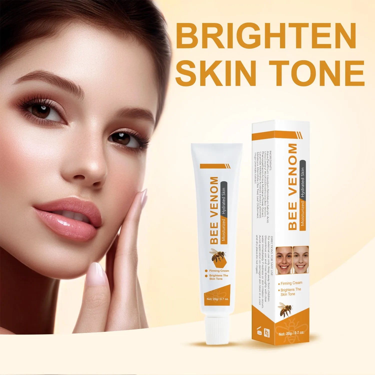 BEE Facial Neck Cream 20g jar for face and neck moisturising skincare treatment