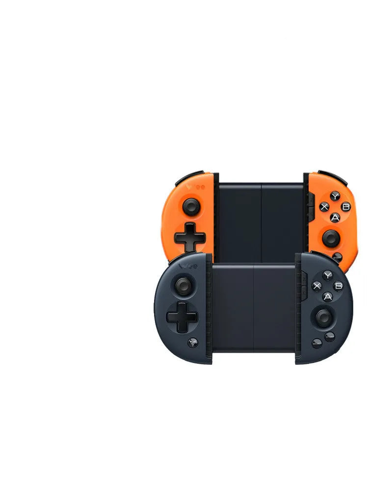 Feizhi Wee 2T USB wired mobile game controller in Midnight Blue colour on a table.