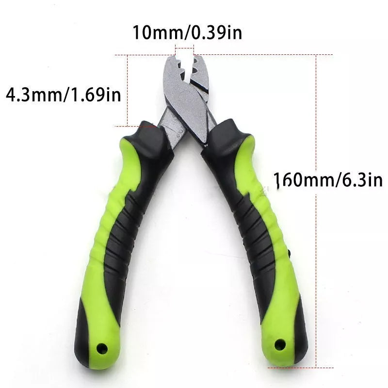 Copper pipe clamp fishing pliers with cable cutter for sea fishing