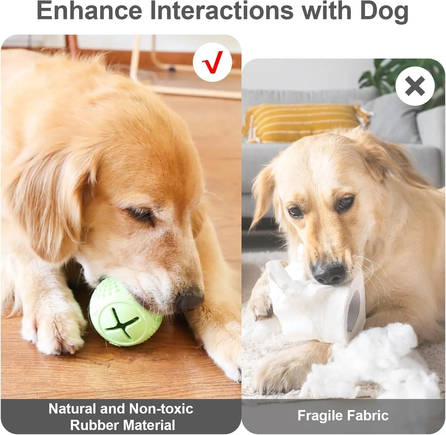 Blue bone shape dog chew toy made from natural rubber with uneven surface for teeth cleaning