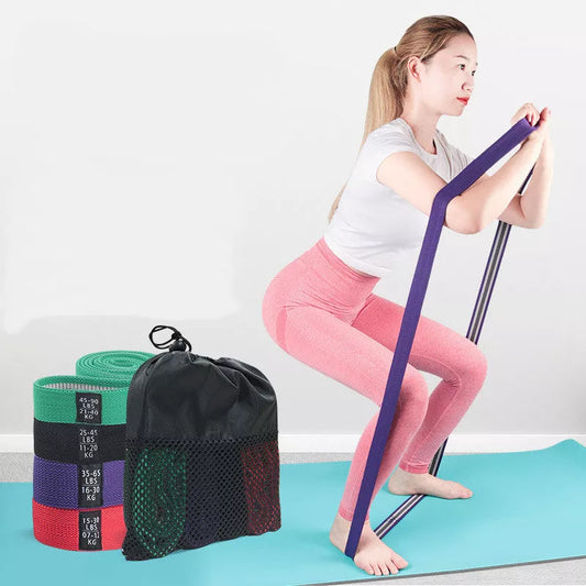 Multi-functional fitness stretching hip band in various resistance levels