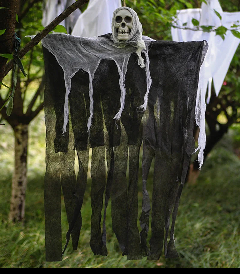 Halloween Skeleton Hanging Ghost Decor for Spooky Party Themes