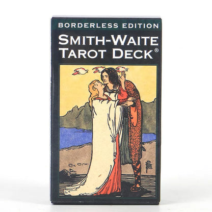 Borderless Waite Tarot Cards set with 78 cards and electronic manual