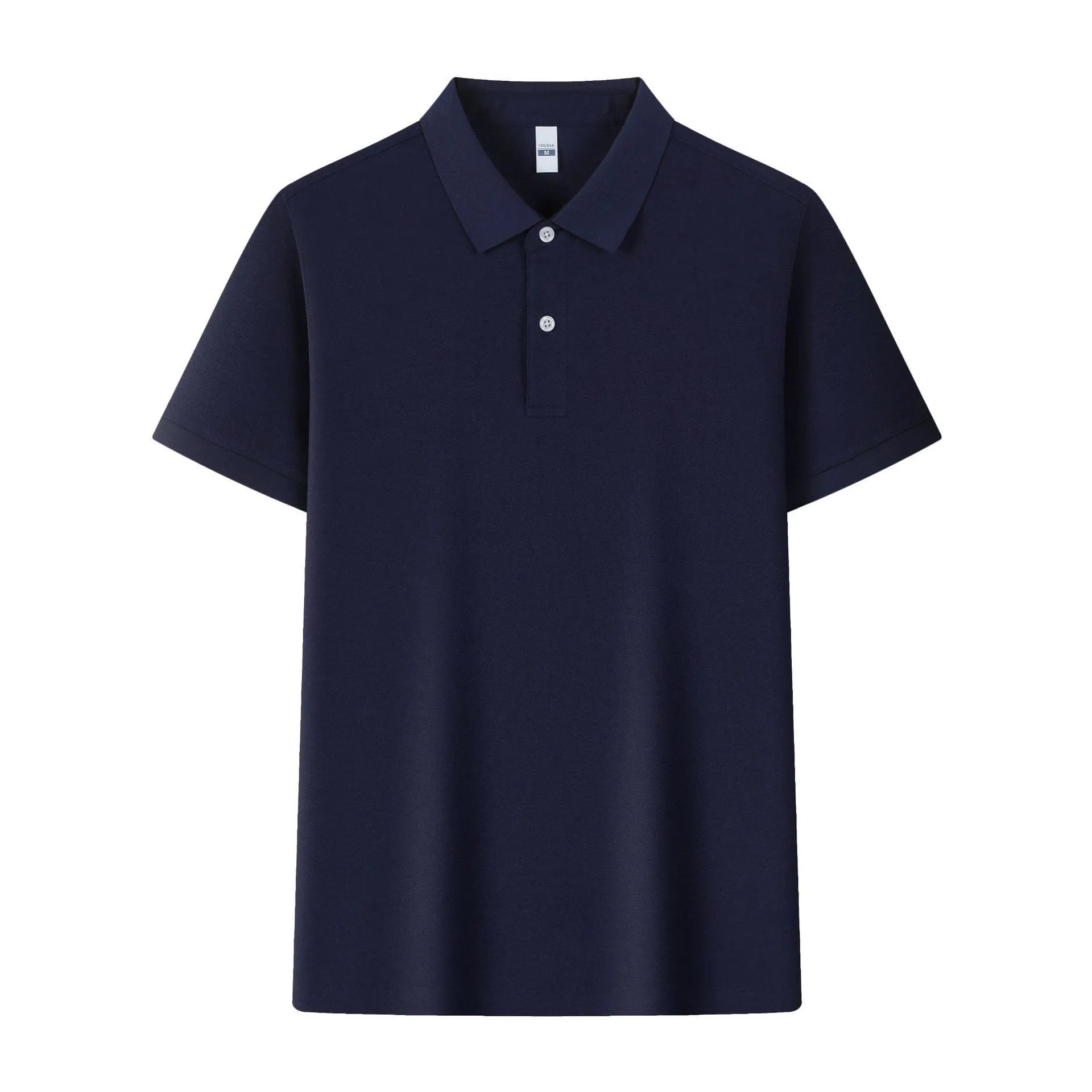 Lapel collar silk polo shirt in ice silk fabric available in multiple colours with asymmetric detail