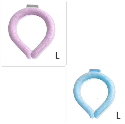 Innovative Cooling Neck Ring in various colors, designed to keep you cool and comfortable during hot summer weather.