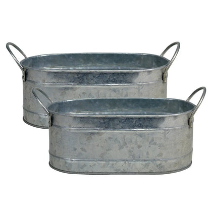 Iron sheet succulent flowerpot on desktop, 15cm diameter, corrosion-resistant and water-saving for indoor plants.