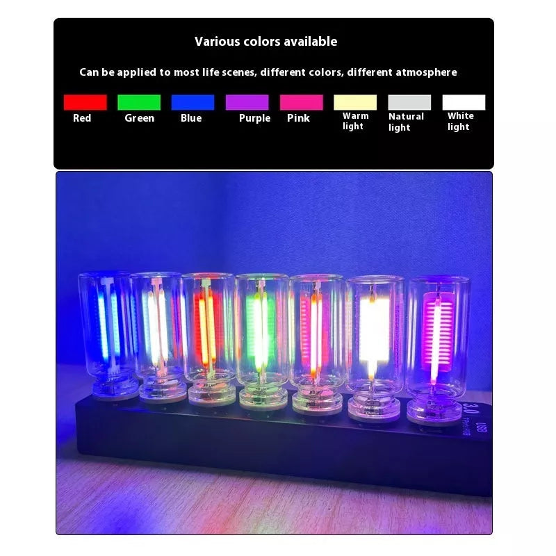 USB LED Bulb with touch dimming and retro Edison design in various colors