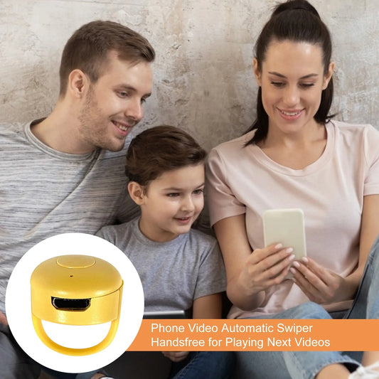 Bluetooth Remote Control Ring for mobile phones in yellow, blue, and pink colors