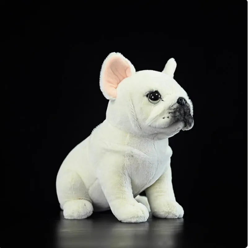 Cute Dog Cream French Plush Toy 23cm PP Cotton Filled Unisex Soft Doll for Kids and Collectors
