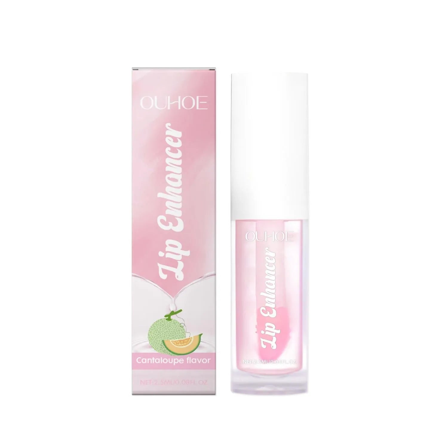Green apple flavour moisturising lip oil bottle with plant oil blend.