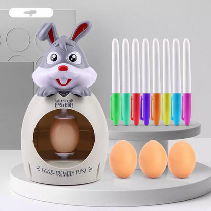 Easter egg decoration kit for kids with sound and light features, safe and non-toxic