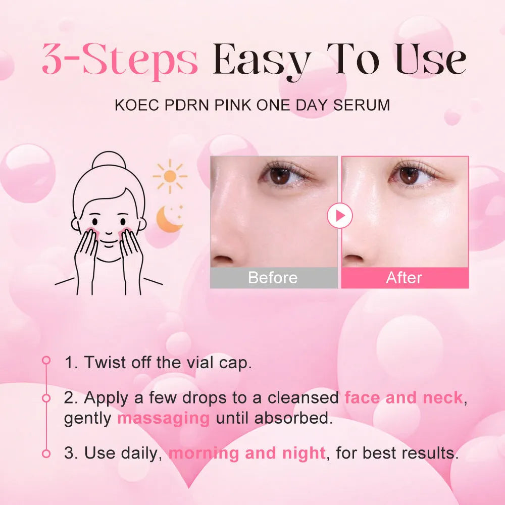 KOEC powder polypeptide disposable face masks 10 pack latex material moisturising essence sheets