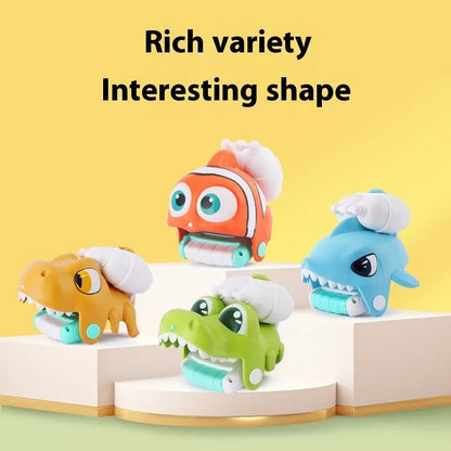 Kids animal design press on wrist water gun for safe outdoor and indoor water play