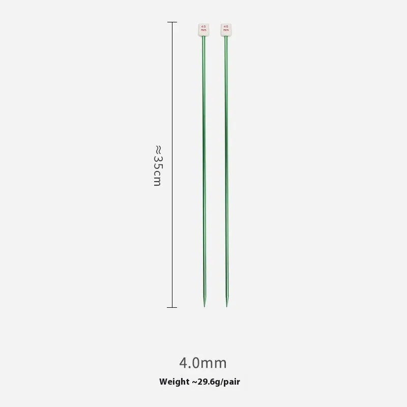 Lengthened crochet hook set with protective caps in 14 sizes from 2.0mm to 10.0mm for knitting