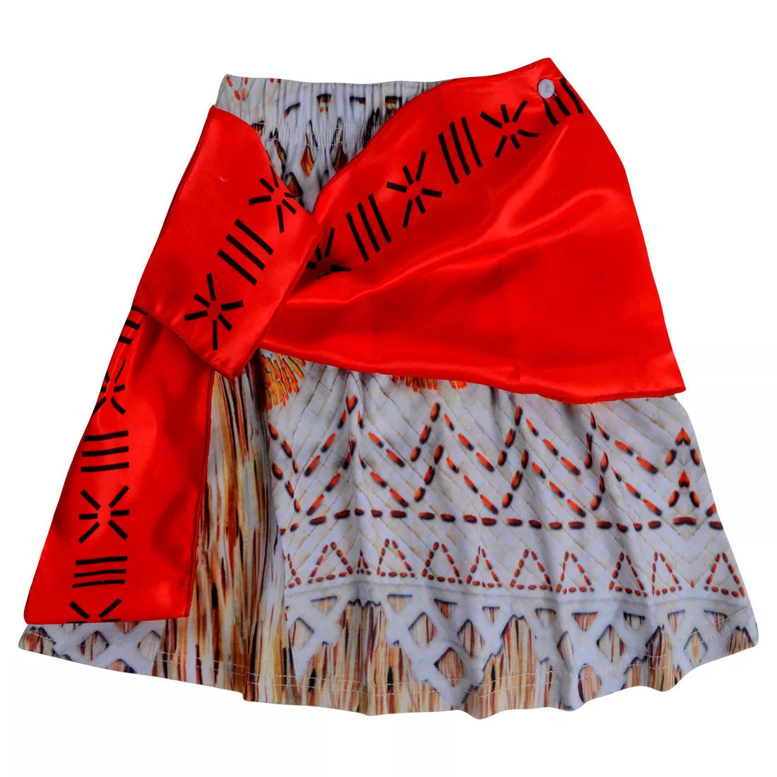 Girls' performance costume set in graph color, acetate fiber, sizes 100cm-140cm