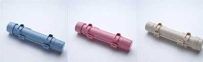 Manual sushi maker tool creating 2.5cm diameter rolls with food-grade plastic construction
