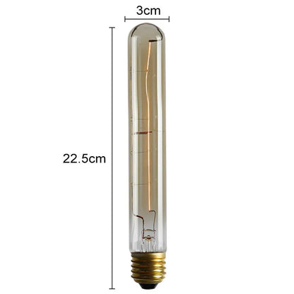 Edison 40W vintage tungsten bulb T225 40W 220V incandescent lamp for home and commercial lighting