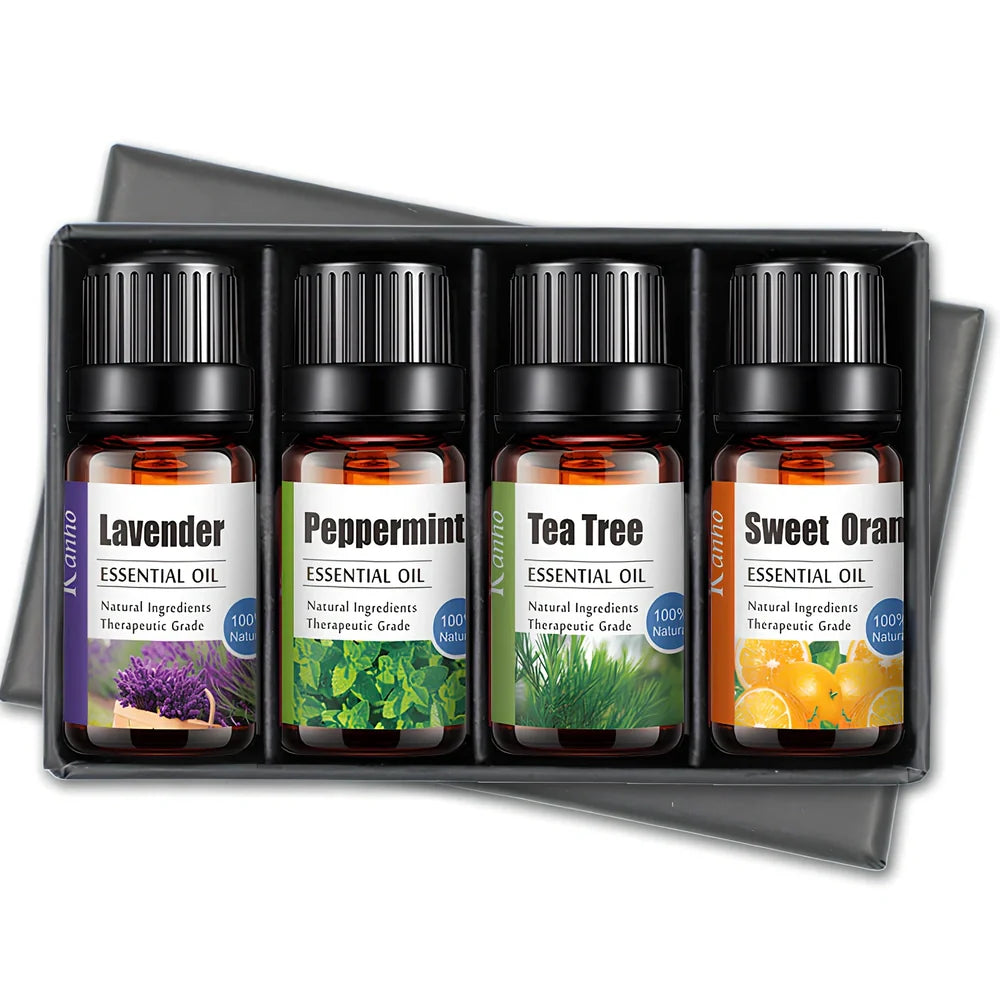 Black columnar ultrasonic humidifier producing jellyfish smoke rings with flame lighting effect