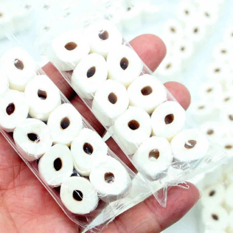 Simulated tissue roll paper model for children, dimensions 30x15x80mm, realistic texture