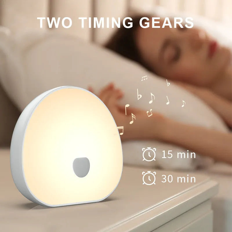 White rechargeable baby night feeding comforter with music function