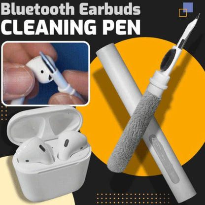 Premium Earbud Cleaning Pen - Portable Wireless Earphone Cleaner Tool for Bluetooth Earbuds, Headphones, and More