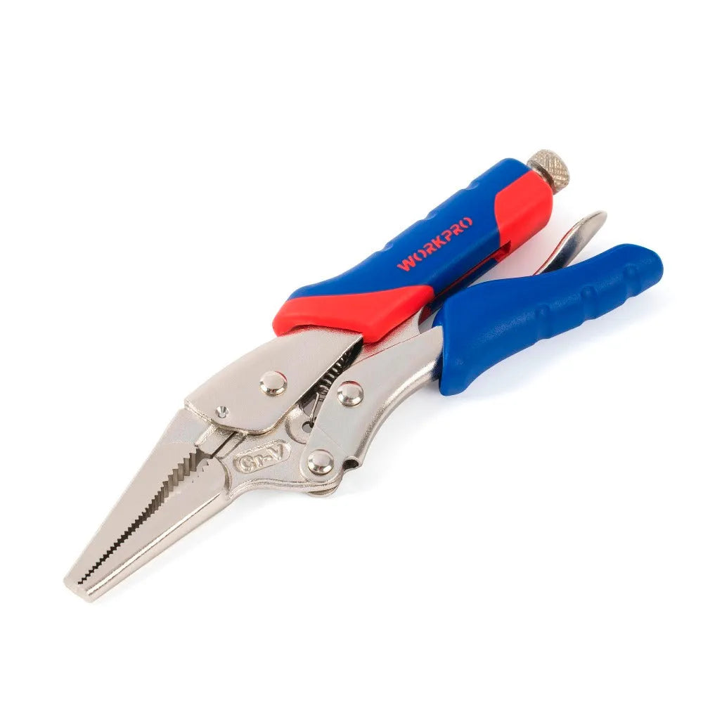 Curved pliers 7-inch chrome vanadium alloy steel, 180mm total length, 51mm maximum opening, model W031094