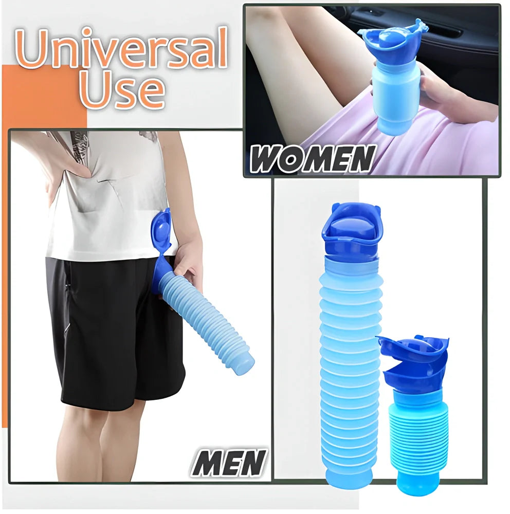 Portable Emergency Unisex Toilet for Outdoor Activities - Compact, Durable, and Discreet Design