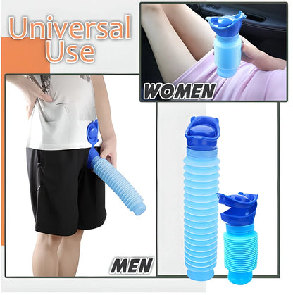 Portable Emergency Unisex Toilet for Outdoor Activities - Compact, Durable, and Discreet Design