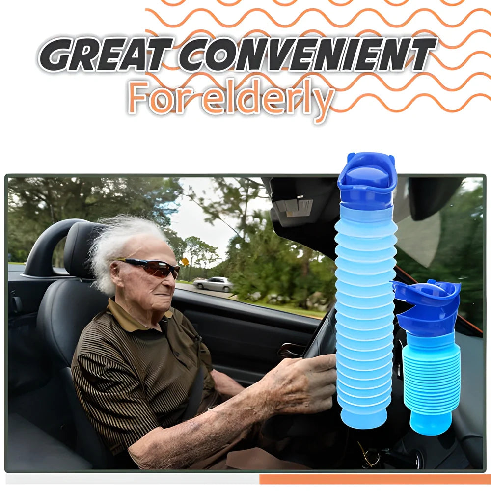 Portable Emergency Unisex Toilet for Outdoor Activities - Compact, Durable, and Discreet Design