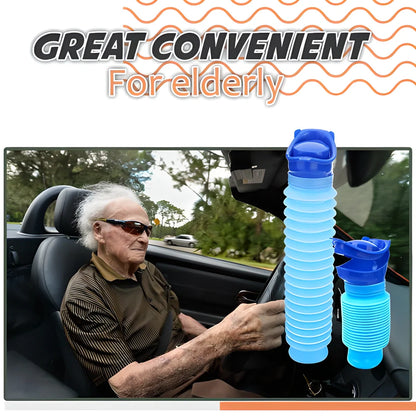 Portable Emergency Unisex Toilet for Outdoor Activities - Compact, Durable, and Discreet Design