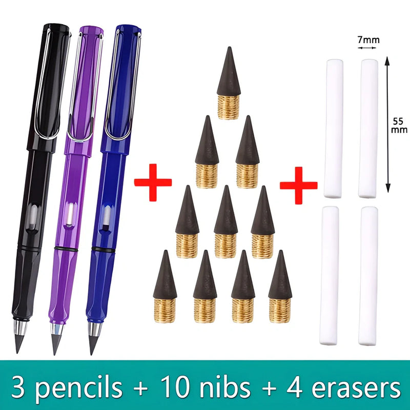 Hhomeenjoy Everlasting Eco-Friendly Inkless Pen (3-Pack)